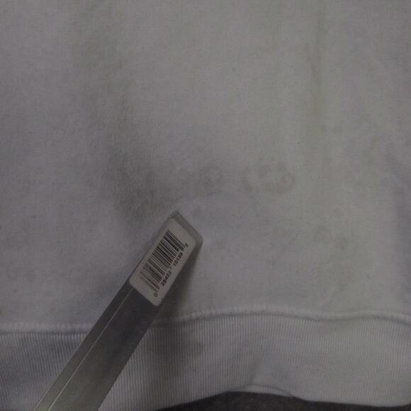 Aeropostale Hoodie Womens Medium White Zip Up Sweatshirt AERO 1987 Graphic - Picture 14 of 16